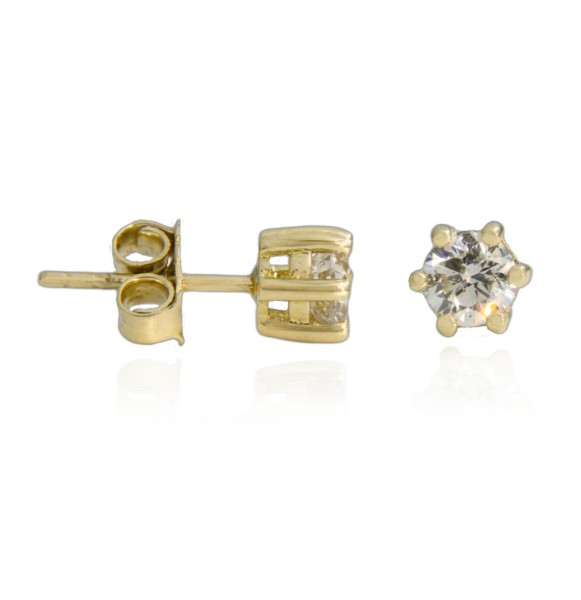 Single Diamond Stud Earring